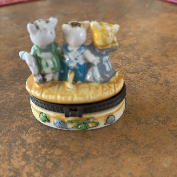 Three Little Kittens who lost their mittens Trinket box - Picture 2 of 6